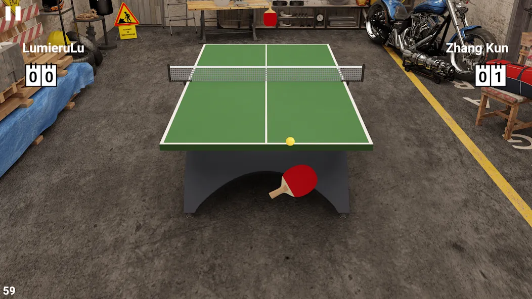 Virtual Table Tennis (Виртуальный настольный теннис)  [МОД Много монет] Screenshot 1