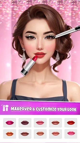 Fashion Artist: Makeup Game  [МОД Menu] Screenshot 1