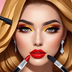 Скачать взломанную Fashion Artist: Makeup Game  [МОД Menu] - стабильная версия apk на Андроид