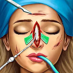 Скачать взломанную Surgery Simulator Doctor Game  [МОД Много денег] - последняя версия apk на Андроид