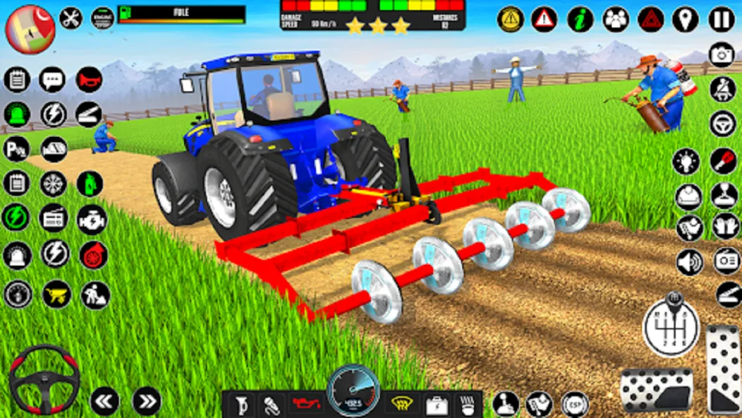 Indian Tractor Driving Game 3D (Фарминг Геймс)  [МОД Mega Pack] Screenshot 2