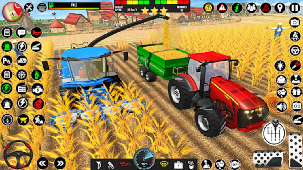 Indian Tractor Driving Game 3D (Фарминг Геймс)  [МОД Mega Pack] Screenshot 3