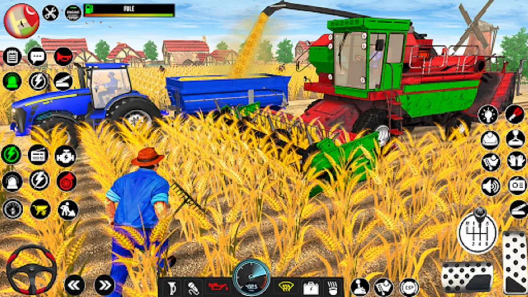 Indian Tractor Driving Game 3D (Фарминг Геймс)  [МОД Mega Pack] Screenshot 4