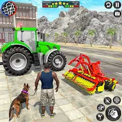 Скачать взлом Indian Tractor Driving Game 3D (Фарминг Геймс)  [МОД Mega Pack] - последняя версия apk на Андроид