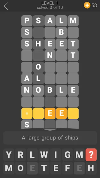 Word Tower Crosswords  [МОД Бесконечные монеты] Screenshot 5