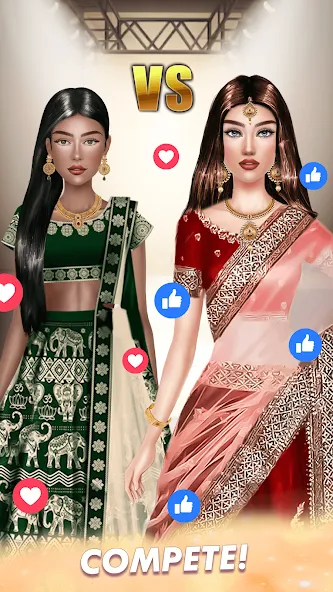 Makeup, Fashion Dress up Games  [МОД Бесконечные деньги] Screenshot 2