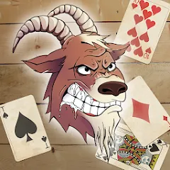 Скачать взломанную Card Game Goat  [МОД Все открыто] - последняя версия apk на Андроид