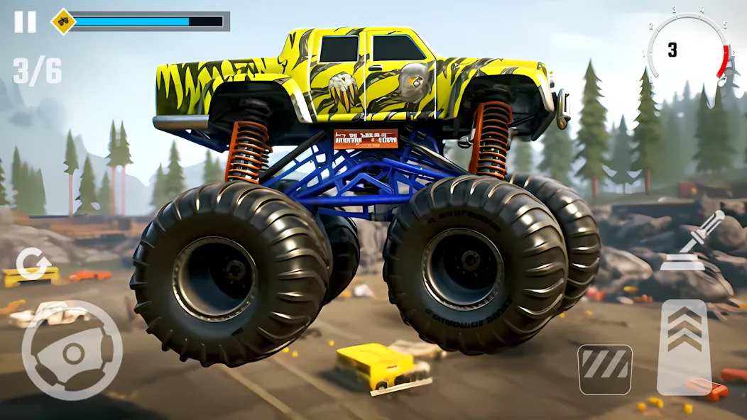 4x4 Monster Truck Racing Games (Монстр Трак Гонки игры)  [МОД Mega Pack] Screenshot 4