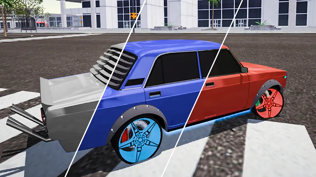 Drive Classic VAZ 2107 Parking  [МОД Бесконечные монеты] Screenshot 3