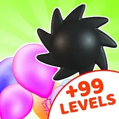 Взломанная Bounce and pop - Puff Balloon  [МОД Меню] - стабильная версия apk на Андроид