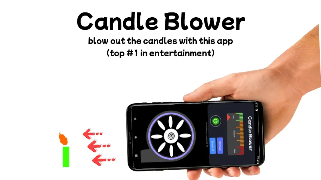 Blower - Candle Blower Lite (Блоуэр)  [МОД Unlimited Money] Screenshot 1