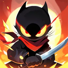 Скачать взлом Ninja Cat - Idle Arena (Крейзи Ниндзя Кэт)  [МОД Menu] - последняя версия apk на Андроид