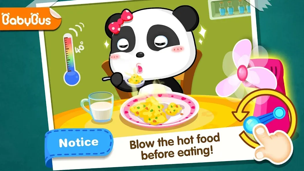 Baby Panda Home Safety  [МОД Бесконечные монеты] Screenshot 1