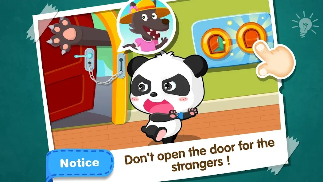 Baby Panda Home Safety  [МОД Бесконечные монеты] Screenshot 3