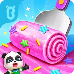 Скачать взломанную Little Panda's Ice Cream Games  [МОД Mega Pack] - стабильная версия apk на Андроид