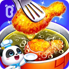 Скачать взлом Little Panda's Space Kitchen  [МОД Бесконечные деньги] - полная версия apk на Андроид