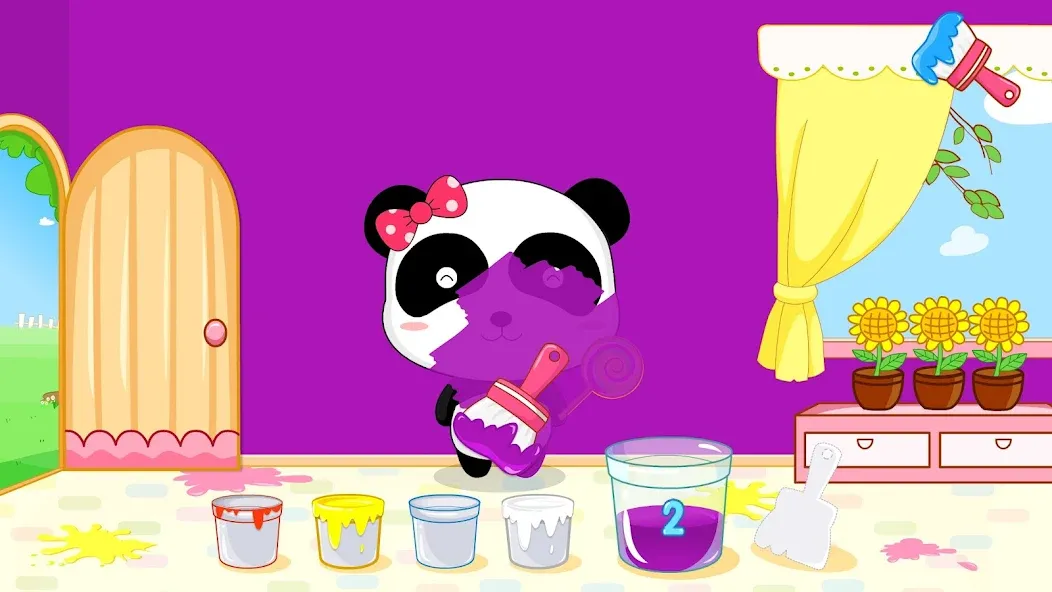 Baby Panda's Color Mixing  [МОД Unlimited Money] Screenshot 2