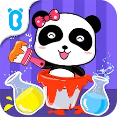 Скачать взломанную Baby Panda's Color Mixing  [МОД Unlimited Money] - полная версия apk на Андроид