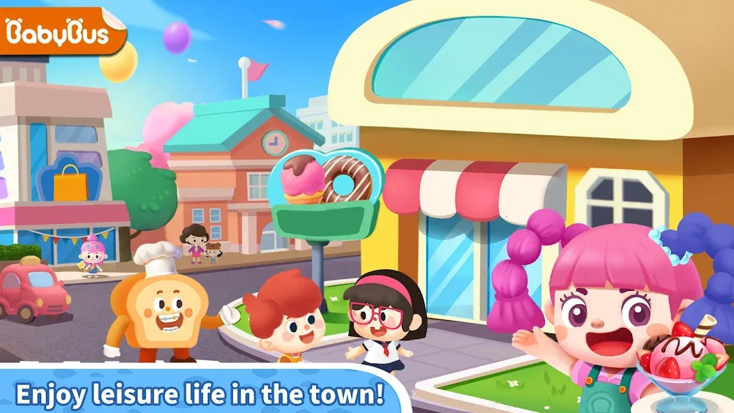 Little Panda's Town: Street  [МОД Все открыто] Screenshot 1