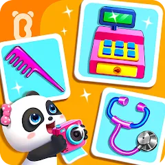 Скачать взломанную Baby Panda's Dream Job  [МОД Бесконечные деньги] - последняя версия apk на Андроид