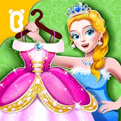 Скачать взломанную Little Panda Princess Dressup  [МОД Mega Pack] - стабильная версия apk на Андроид