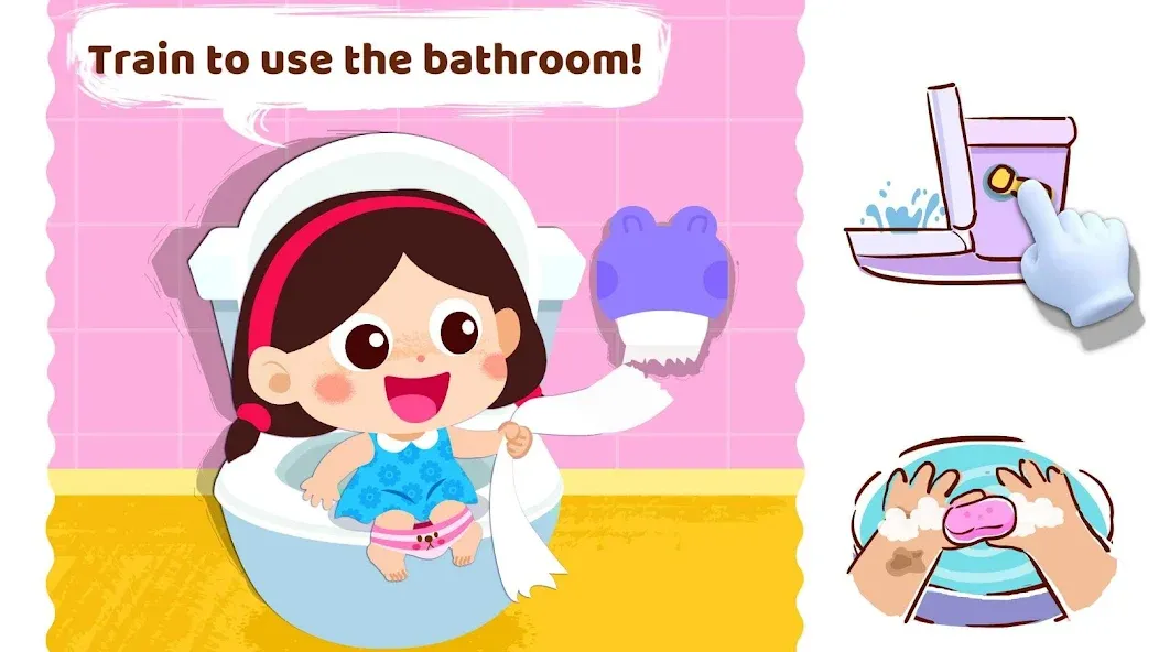 Baby Panda's Daily Habits  [МОД Бесконечные монеты] Screenshot 4