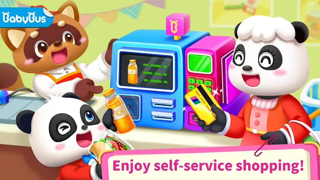 Baby Panda's Supermarket  [МОД Menu] Screenshot 1