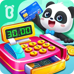 Скачать взломанную Baby Panda's Supermarket  [МОД Menu] - последняя версия apk на Андроид