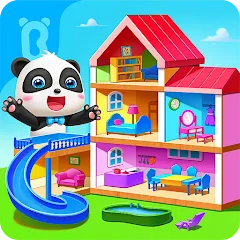 Взлом Baby Panda's House Games  [МОД Unlocked] - полная версия apk на Андроид