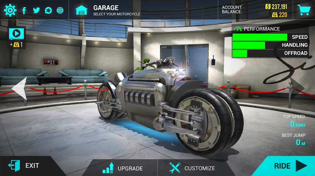 Ultimate Motorcycle Simulator (Ультимативный Мотоциклетный Симулятор)  [МОД Mega Pack] Screenshot 2