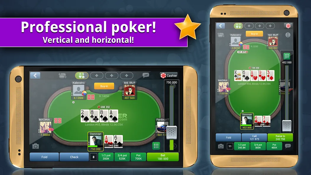 Jag Poker HD (Яг Покер ХД)  [МОД Бесконечные деньги] Screenshot 1