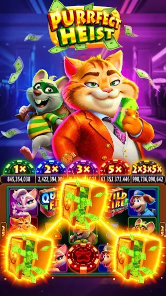 Fat Cat Casino - Slots Game (Фэт Кэт Казино)  [МОД Mega Pack] Screenshot 3