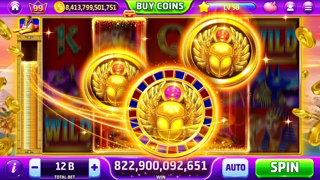 Golden Casino - Slots Games (Голден Казино)  [МОД Бесконечные деньги] Screenshot 4