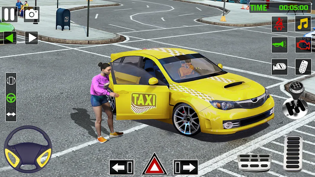 City Taxi Games-Taxi Car Games (Сити Такси Игры)  [МОД Бесконечные деньги] Screenshot 2