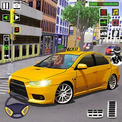 Скачать взлом City Taxi Games-Taxi Car Games (Сити Такси Игры)  [МОД Бесконечные деньги] - полная версия apk на Андроид