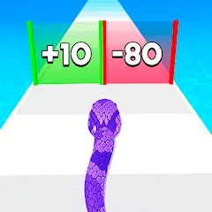 Взлом Snake Run Race・3D Running Game (Снейк Ран Рейс)  [МОД Бесконечные монеты] - стабильная версия apk на Андроид