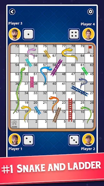 Snakes and Ladders - Ludo Game (Змеи и лестницы)  [МОД Бесконечные деньги] Screenshot 2