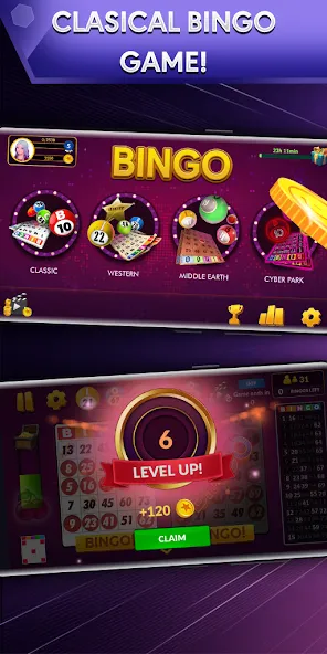 Bingo - Offline Bingo Game  [МОД Бесконечные монеты] Screenshot 2