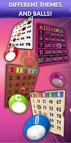 Bingo - Offline Bingo Game  [МОД Бесконечные монеты] Screenshot 4