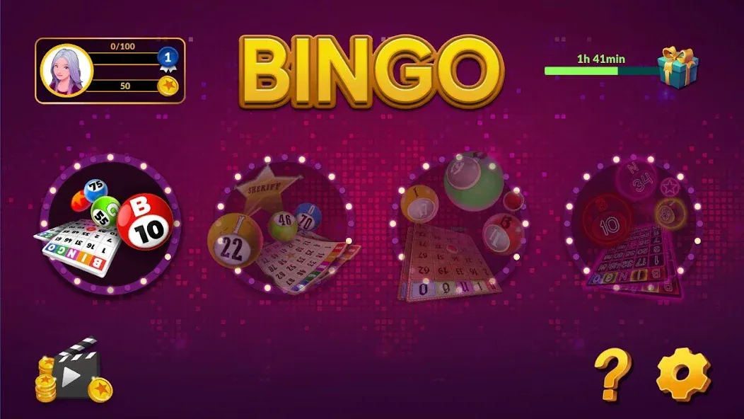 Bingo - Offline Bingo Game  [МОД Бесконечные монеты] Screenshot 5