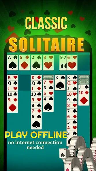 Solitaire - Offline Card Games  [МОД Menu] Screenshot 1