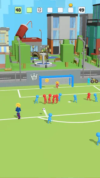 Super Goal: Fun Soccer Game (Супер Гол)  [МОД Menu] Screenshot 1