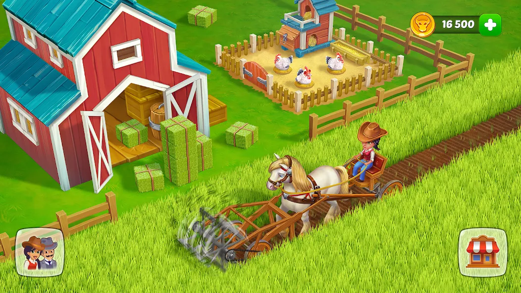 Wild West: Farm Town Build (Уайлд Вест)  [МОД Бесконечные монеты] Screenshot 3