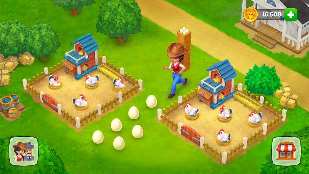 Wild West: Farm Town Build (Уайлд Вест)  [МОД Бесконечные монеты] Screenshot 4