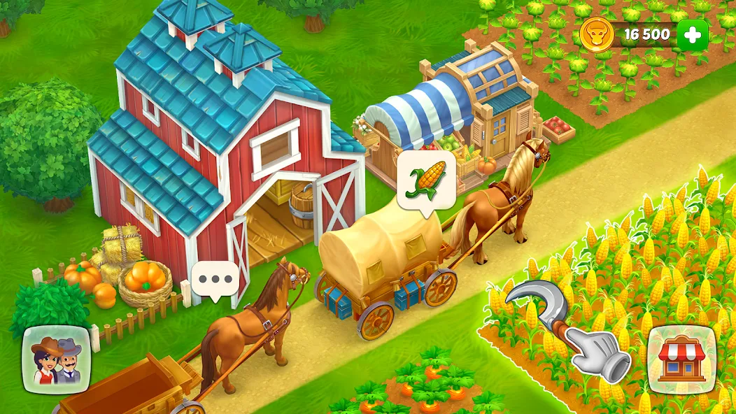 Wild West: Farm Town Build (Уайлд Вест)  [МОД Бесконечные монеты] Screenshot 5