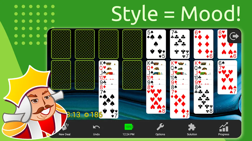 FreeCell  [МОД Unlocked] Screenshot 5