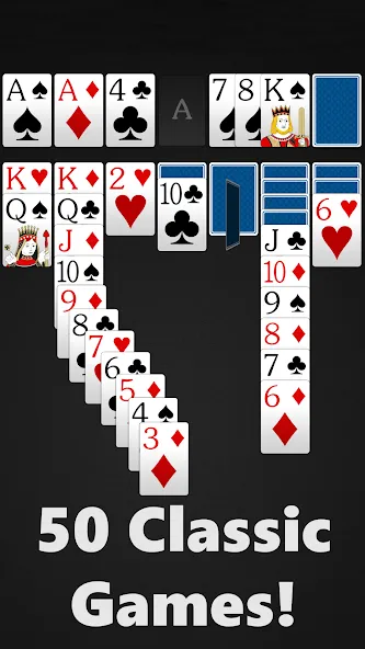 Solitaire - Classic Card Games (Солитер)  [МОД Все открыто] Screenshot 3