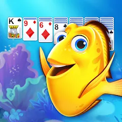 Скачать взломанную Solitaire: Fish Master (Солитер)  [МОД Много денег] - полная версия apk на Андроид