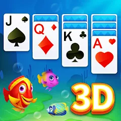 Скачать взлом Solitaire 3D Fish  [МОД Mega Pack] - полная версия apk на Андроид