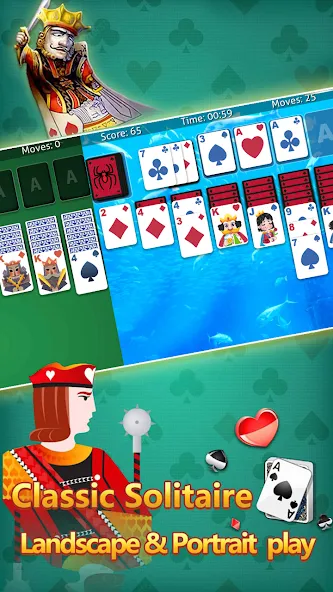 klondike solitaire :card shark  [МОД Меню] Screenshot 2